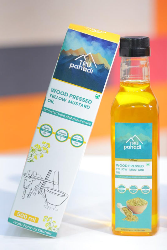 Wood Pressed Yellow Mustard Oil